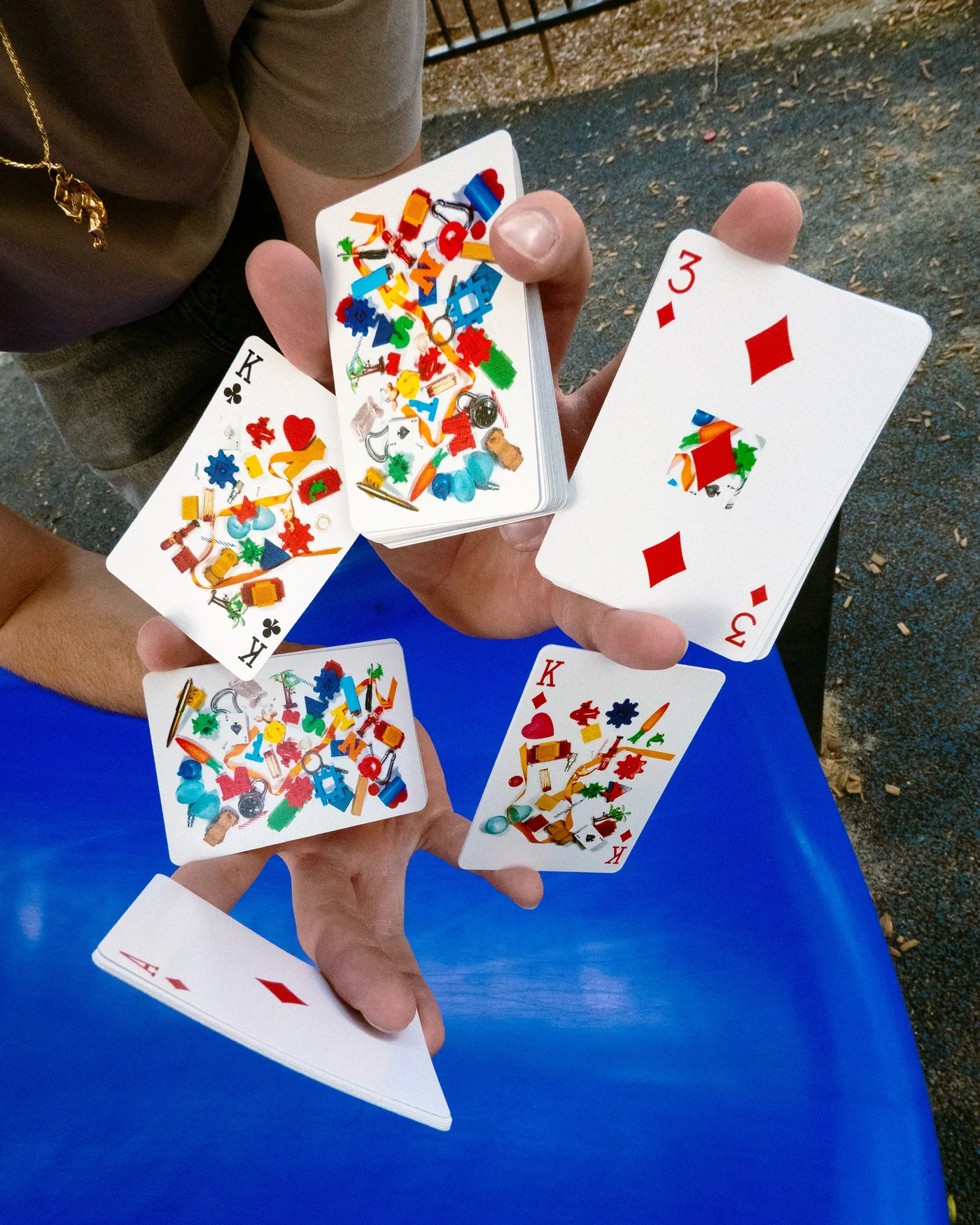 FOUND PLAYING CARDS · FOUND PLAYING CARDS · 花切展示