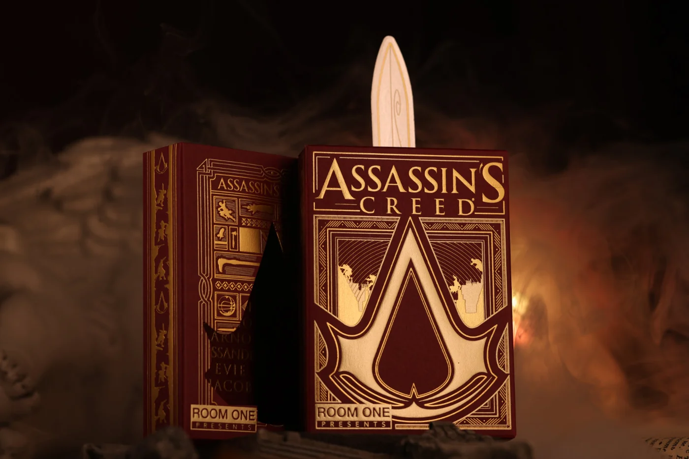 Assassin's Creed Legacy Ver. II Playing Cards - Garnet Hidden Blade Edition · Assassin's Creed Legacy Ver. II Playing Cards - Garnet Hidden Blade Edition · 01
