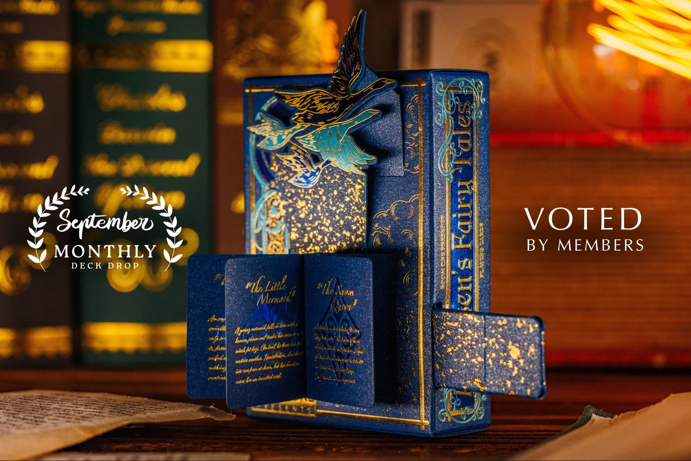 Andersen's Fairy Tales Playing Cards - Sapphire Standard Edition (September Monthly Deck Drop 15% off) · Andersen's Fairy Tales Playing Cards - Sapphire Standard Edition (September Monthly Deck Drop 15% off) · 01