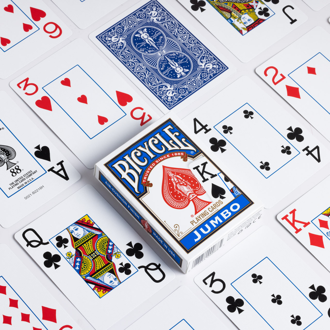Jumbo Index Playing Cards · Blue · Jumbo Index Playing Cards · Blue · 官方产品图片