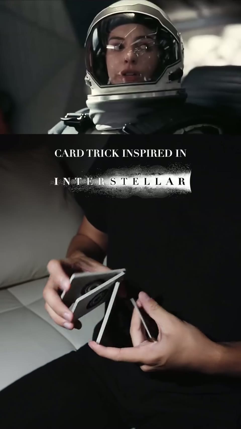 INTERSTELLAR Inspired card trick · 视频画面