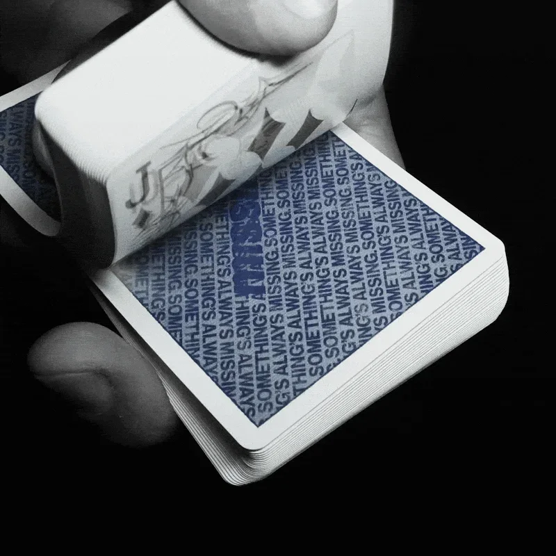 NY SLIMS PLAYING CARDS - BLUE/SILVER · 纸牌图片