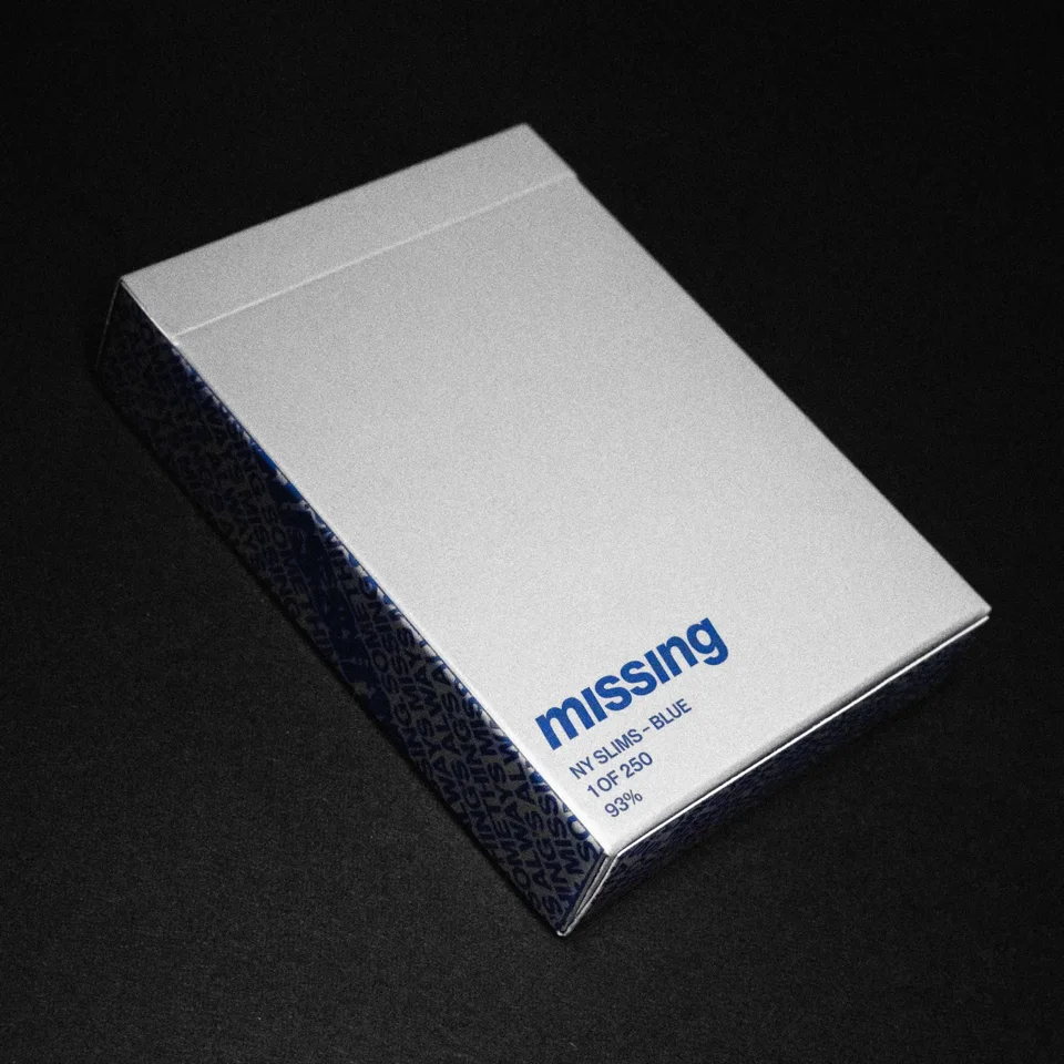 NY SLIMS PLAYING CARDS - BLUE/SILVER · NY SLIMS PLAYING CARDS - BLUE/SILVER · 03