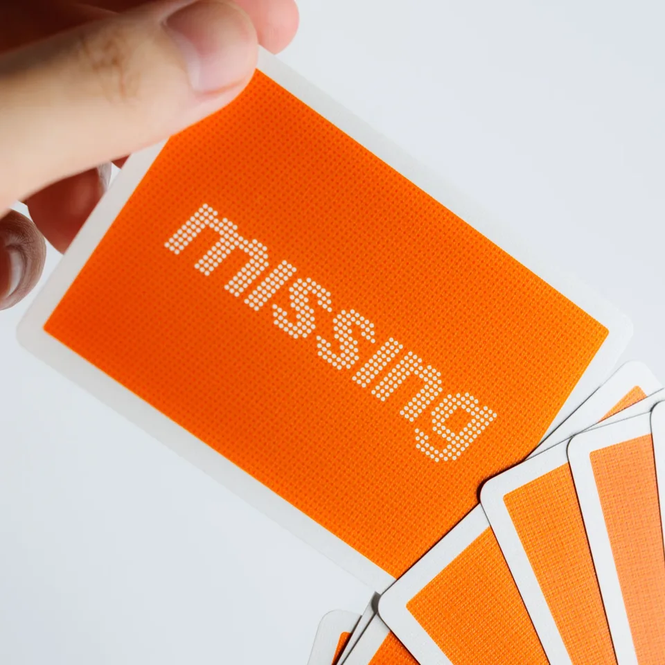 BEAM PLAYING CARDS - ORANGE · BEAM PLAYING CARDS - ORANGE · 01