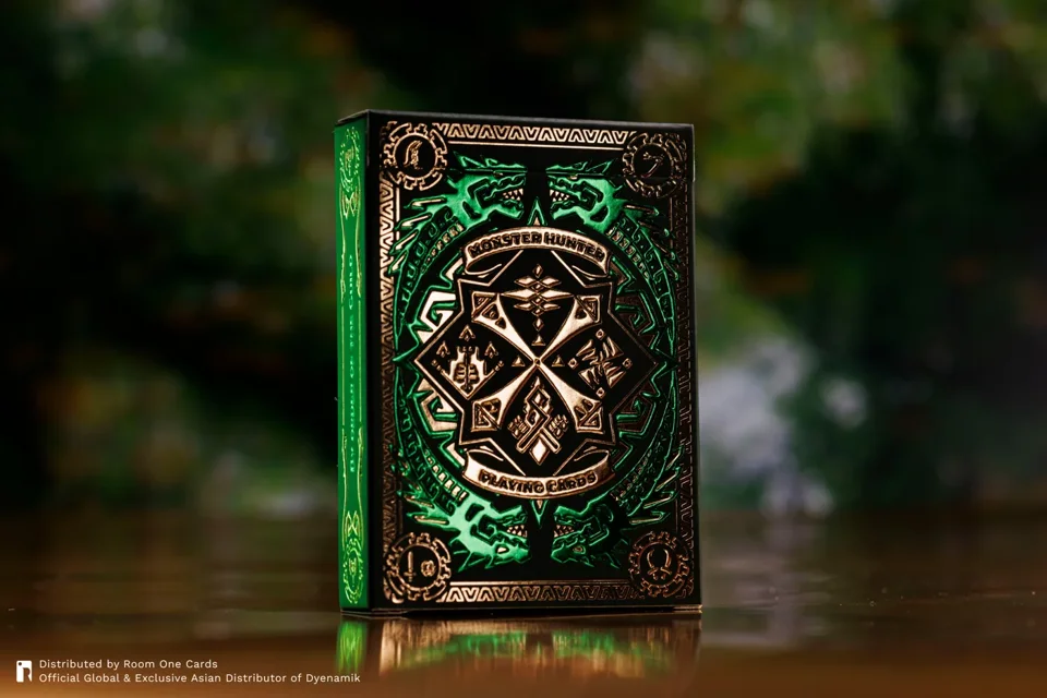 Monster Hunter Playing Cards - Collectors Edition Green · 纸牌图片