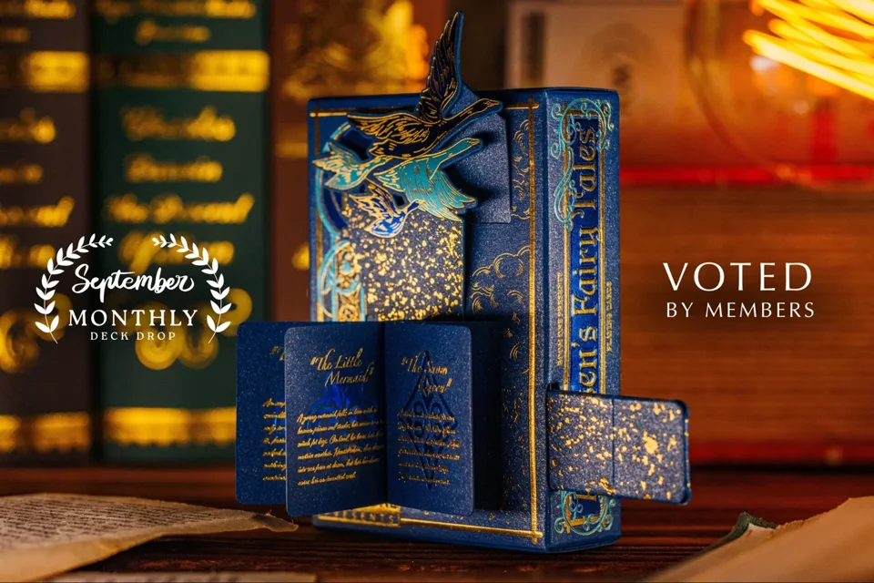Andersen's Fairy Tales Playing Cards - Sapphire Standard Edition (September Monthly Deck Drop 15% off) · 纸牌图片