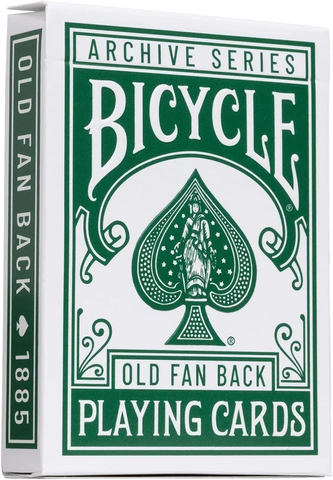 Archive Series - Old Fan Back 1885 · Green · 纸牌图片
