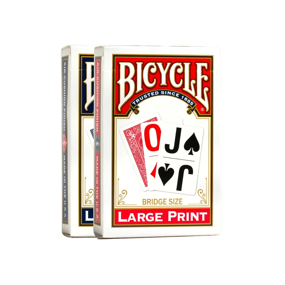 Bridge Large Print Playing Cards, Red · Bridge Large Print Playing Cards, Red · 官方产品图片