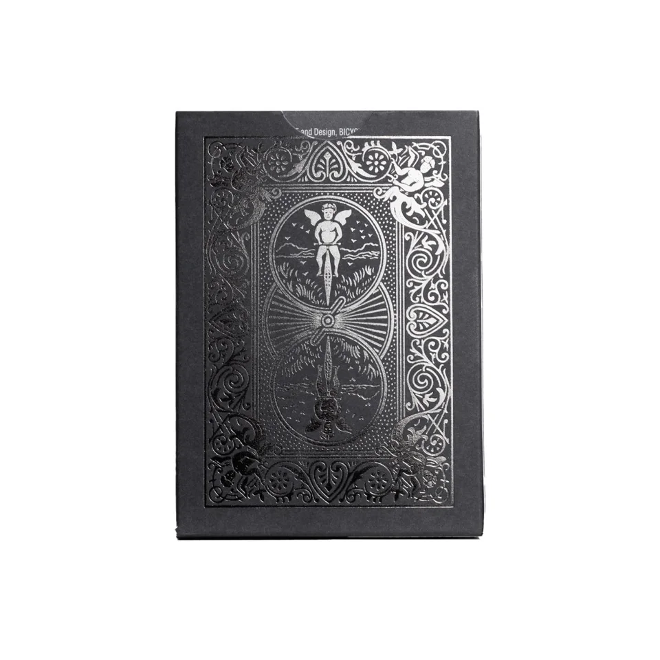 Black and Silver Metalluxe Playing Cards · Black and Silver Metalluxe Playing Cards · 官方图片