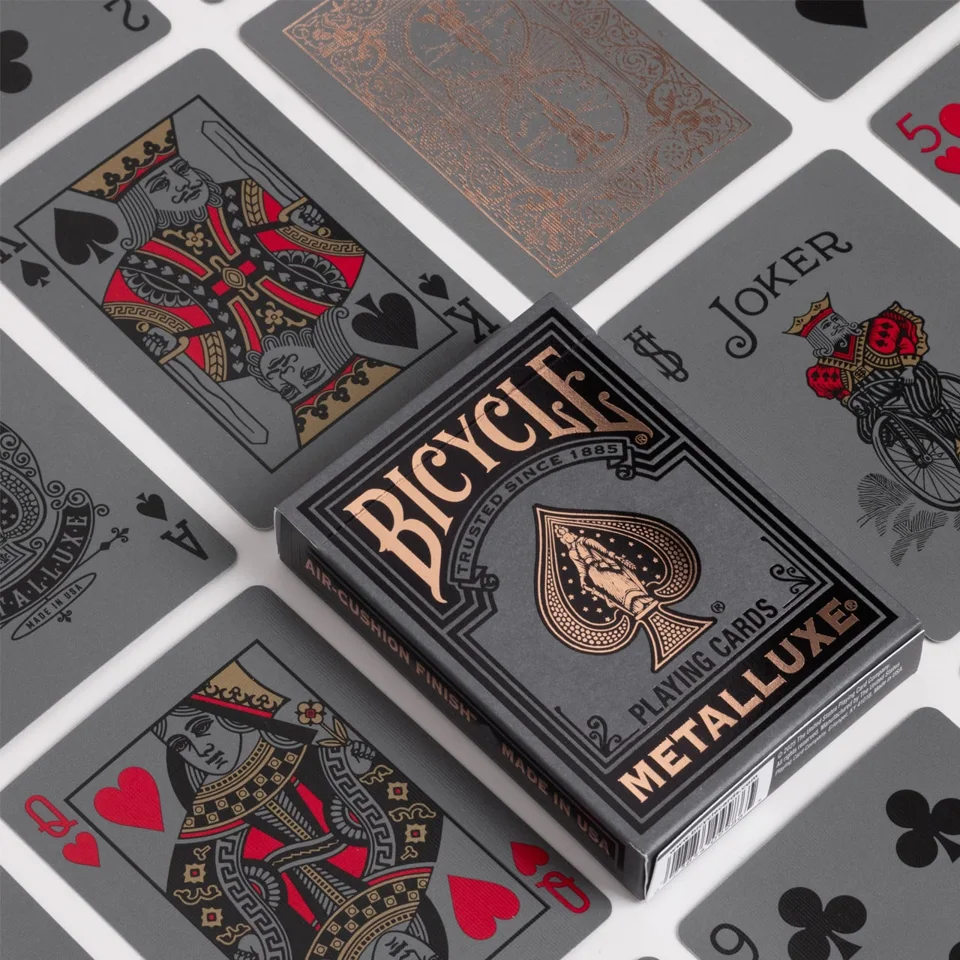 Black and Rose Gold Metalluxe Playing Cards · Black and Rose Gold Metalluxe Playing Cards · 官方图片