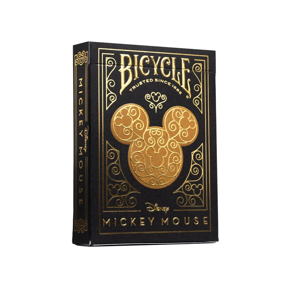 Disney Mickey Mouse Inspired Black and Gold Playing Cards · 纸牌图片